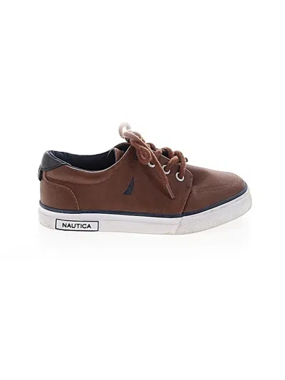 Pre-owned Nautica Kids' Sneakers In Brown