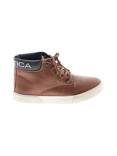 Pre-owned Nautica Kids' Sneakers In Brown