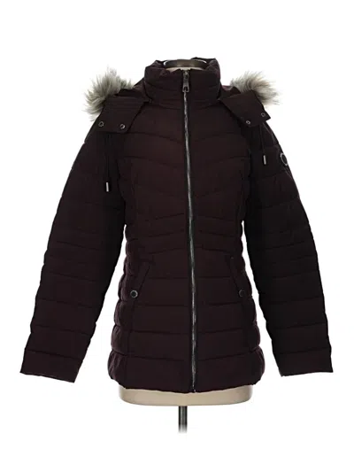 Pre-owned Nautica Snow Jacket In Burgundy