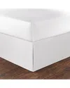 Nautica Solid Tailored Split Corner Bedskirt, Twin In White
