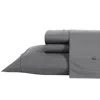 Nautica Solid Grey Sheet Set