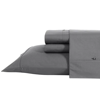 Nautica Solid Grey Sheet Set In Gray