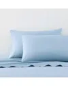 Nautica Solid Percale Sheet Set In Blue