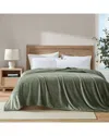 Nautica Solid Ultra Soft Plush Fleece Blanket