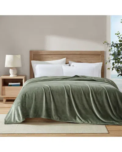 NAUTICA NAUTICA SOLID ULTRA SOFT PLUSH FLEECE BLANKET