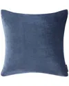 Nautica Solid Ultra Soft Plush Navy Euro Sham