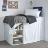 Nautica Solid White Bed Skirt In White
