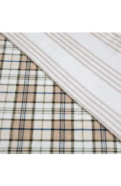 Nautica Southgale Plaid Throw Blanket In Neutral
