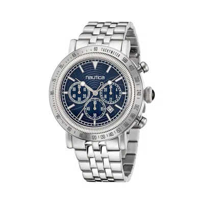 Nautica Spettacolare Reissue Chronograph 45mm Mens Watch In Silver