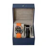 Nautica Sport Ring Watch Box Set - Orange In Multi