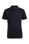 Nautica Kids' Short Sleeve Performance Polo Uniform Shirt In Navy