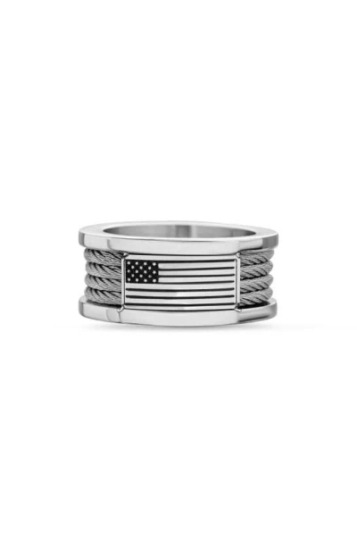 Nautica Stainless Steel Cable Ring
