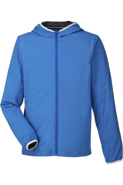 Nautica Stillwater Hooded Windbreaker In Blue