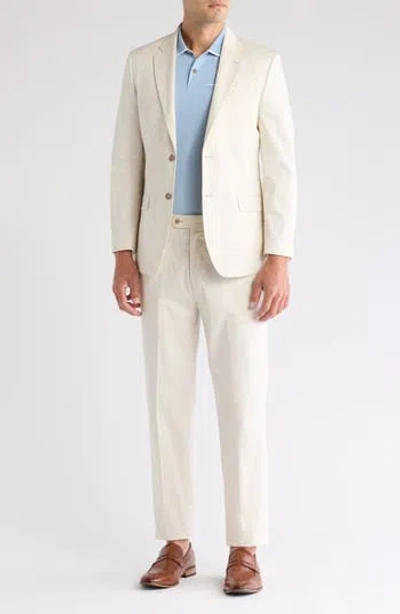 Nautica Stretch Cotton Suit In White