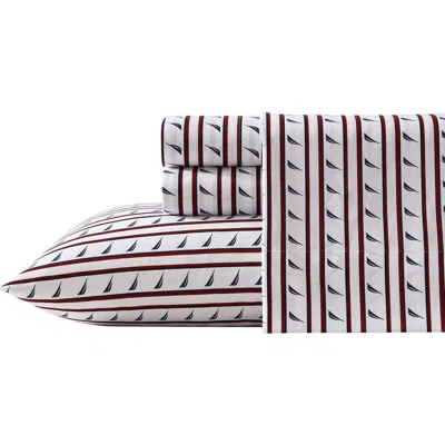 Nautica Stripe J-class Sheet Set In Blue