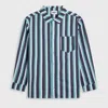 Nautica Striped Shirt In Orange