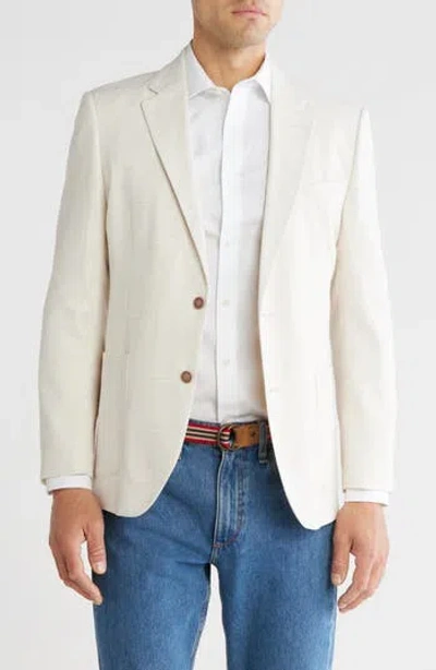 Nautica Structure Weave Sport Coat In White