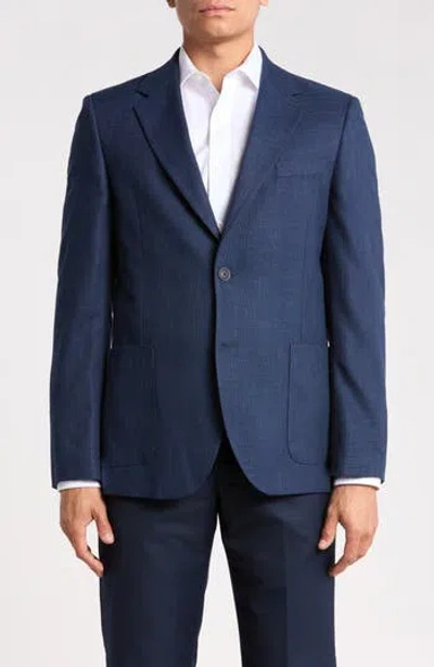 Nautica Structured Weave Sport Coat In Navy