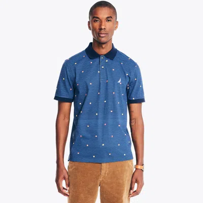 Nautica Sustainably Crafted Classic Fit Printed Polo In Multi