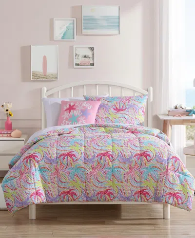 Nautica Sutton Palm Trees Microfiber 4-pc. Comforter Set, Full/queen In Multi