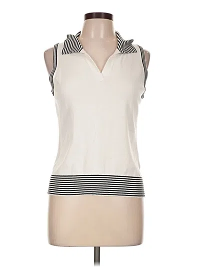 Pre-owned Nautica Sweater Vest In Ivory