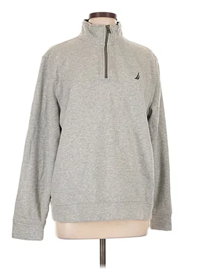 Pre-owned Nautica Sweatshirt In Gray