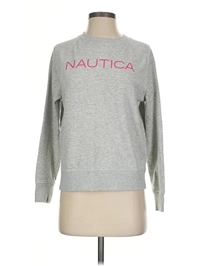 Pre-owned Nautica Sweatshirt In Gray