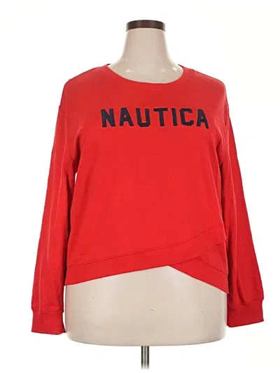 Pre-owned Nautica Sweatshirt In Red