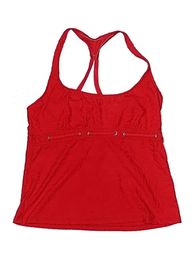 Pre-owned Nautica Swimsuit Top Red Swimwear