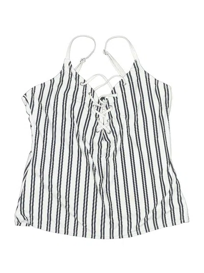 Pre-owned Nautica Swimsuit Top White Swimwear