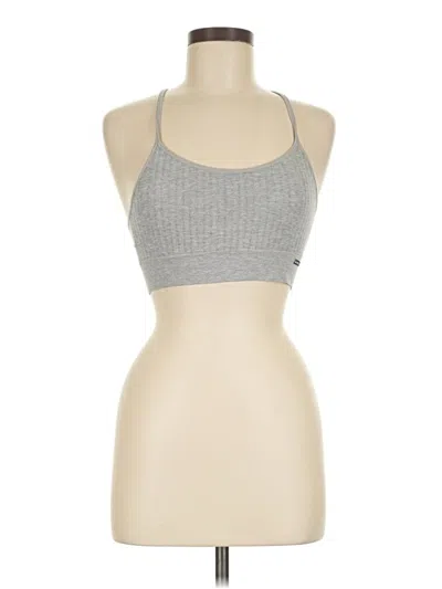 Pre-owned Nautica Tank Top Gray Halter Neckline Tops