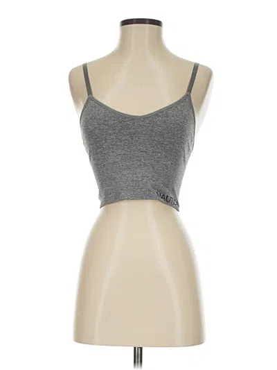 Pre-owned Nautica Tank Top Gray Strapless Neckline Tops