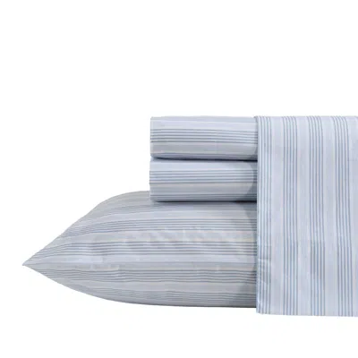 Nautica Tayleur Stripe Blue King Sheet Set