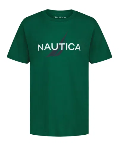 Nautica Kids' Toddler And Little Boys Short Sleeve T-shirt In Green