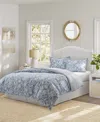 Nautica Tortola Reversible 2 Piece Comforter Set, Twin In Chambray Blue