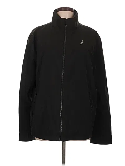 Pre-owned Nautica Track Jacket In Black