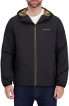 Nautica Transitional Hooded Zip Jacket In Blue
