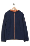 Nautica Transitional Hooded Zip Jacket In Blue