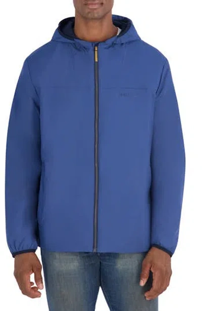 Nautica Transitional Hooded Zip Jacket In Dkdenim