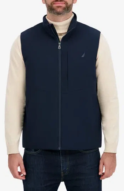 Nautica Transitional Packable Vest In Blue