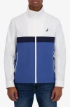 Nautica Transitional Water Resistant Bomber Jacket In Multi