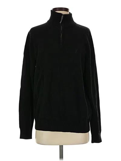 Pre-owned Nautica Turtleneck Sweater In Black