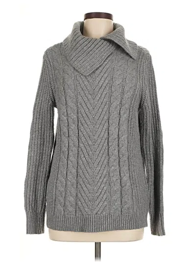 Pre-owned Nautica Turtleneck Sweater In Gray