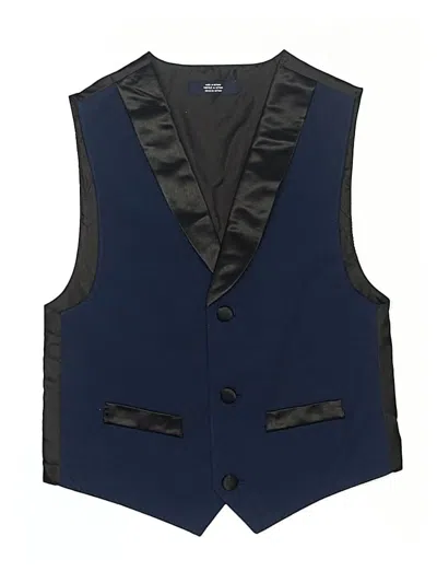 Pre-owned Nautica Kids' Tuxedo Vest In Blue