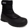 Nautica Tyee Mens Laceless Manmade Winter & Snow Boots In Black