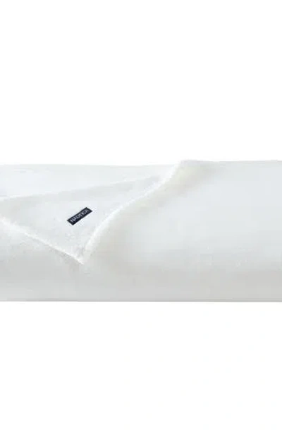 Nautica Ultra Soft Blanket In Deck White