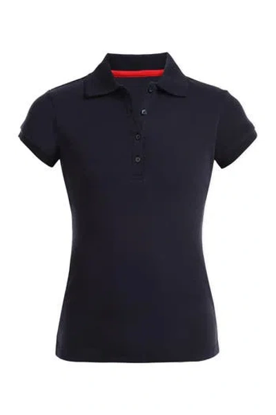 Nautica Kids' Short Sleeve Uniform Polo In Su Navy