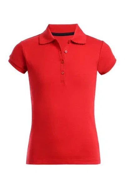 Nautica Kids' Short Sleeve Uniform Polo In Red