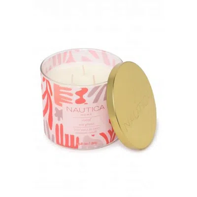 Nautica Unisex Coral Sea Grass 411g Scented Candle 810044121858 In Multi