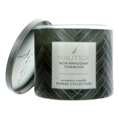 Nautica Unisex Noir Mahogany Teakwood 411g Scented Candle 810044120271 In Gray